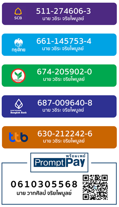 ช่องทางการชำระเงิน